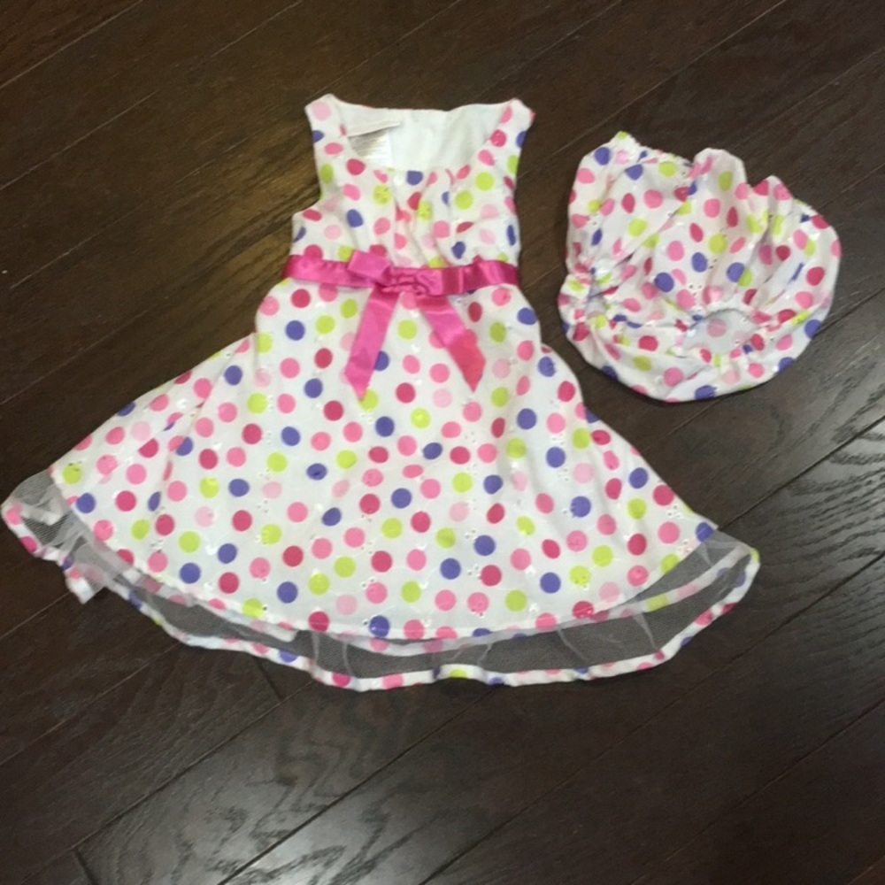 Bonnie Baby Polka Dot dress - Picture 4 of 8
